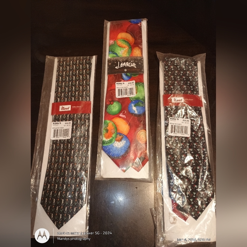 J. Garcia Festive Multicolor Tie Collection
